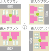 1,土地の活用効率に優れた高性能住宅